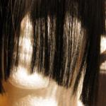 główka styropianowa z umocowanym i ostrzyżonym pasmem włosów P3 /na 3 klipsy/ imitującym grzywkę - P.P.H.U. SUZI