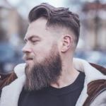 Barbers, barbering, kolekcja męskiego fryzjerstwa, fryzjer, męskie trendy, tekstura, gradacja, pompadour, fade cut, krótkie włosy, pełna broda, styl, pasma