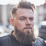 Barbers, barbering, kolekcja męskiego fryzjerstwa, fryzjer, męskie trendy, tekstura, gradacja, pompadour, fade cut, krótkie włosy, pełna broda, styl, pasma